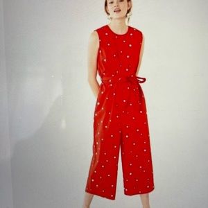 Ban.do Daisy floral wide leg jumpsuit, never been worn